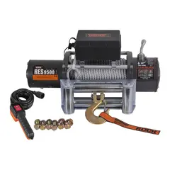 ROCK Tilhengervinsj 12V DC - 4,9hk 4313 kg - m/kablet fjernkontroll.
