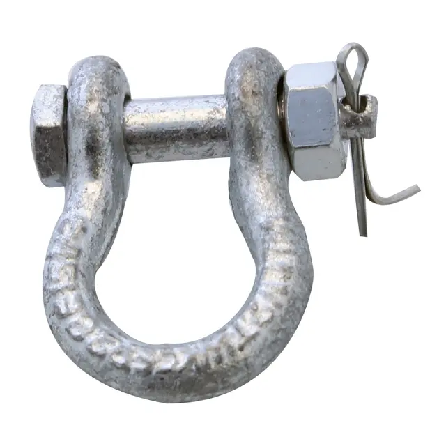 Ankersjakkel m/pin galvanisert Godstykkelse: 1/4" (ca 6,5mm) 