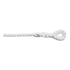 ROBLINE Rapallo fort&#248;yningsline - hvit &#216;12mm x 4m - tvinnet - kause/tamp
