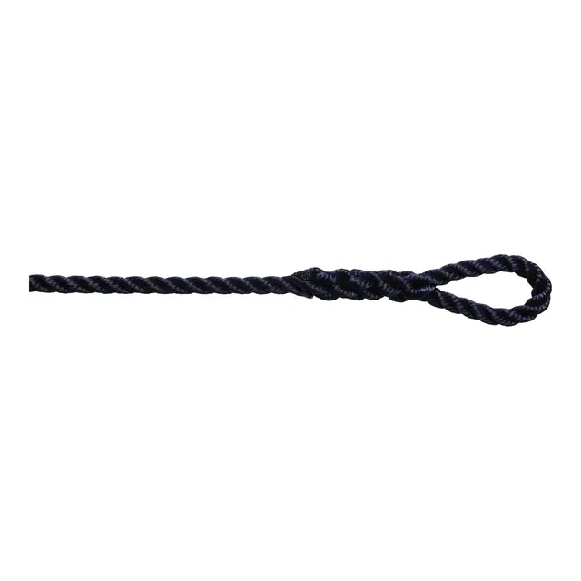 1852M Fortøyningsline, 3-slått Ø10mm x 10m - Hvit polyester 
