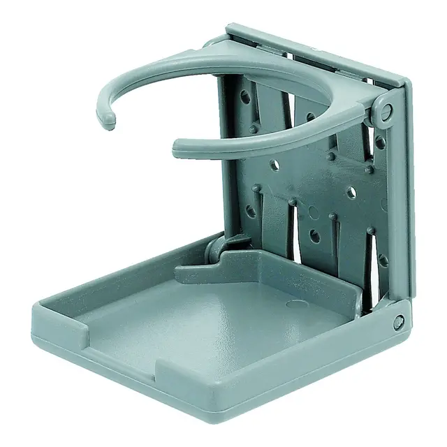 EASTERNER Glass / Flaskeholder - Grå Skottmontert - nedfellbar 