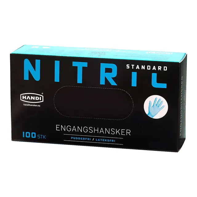 HANDI Engangshanske, Nitril (100stk) M 