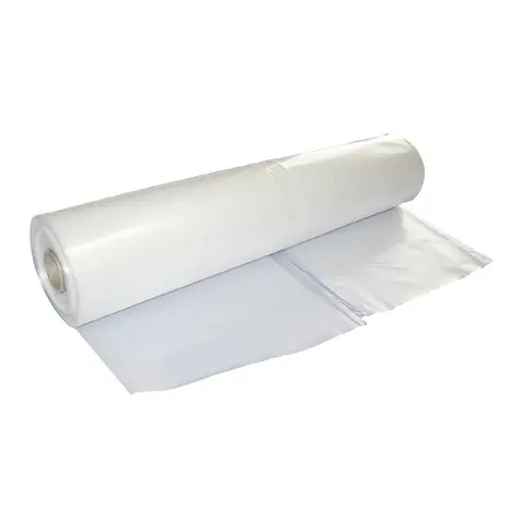 Krympeplast 50m - hvit ulike bredder
