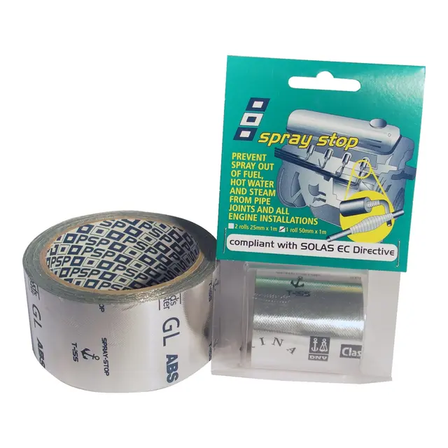 PSP MARINE TAPES Spray Stop 140mm x 10m 