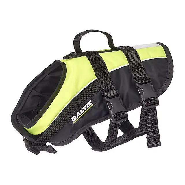 BALTIC Hundevest, Mascot gul/sort, M 8-15kg 