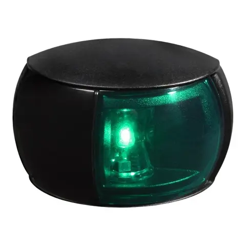 HELLA MARINE NaviLED Compact lanterne Styrbord - Farget glass - 2NM - SORT
