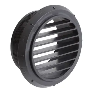 WEBASTO Luftuttak 90&#176; - &#216;: 60mm Sort