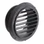 WEBASTO Luftuttak 90&#176; - &#216;: 60mm Sort