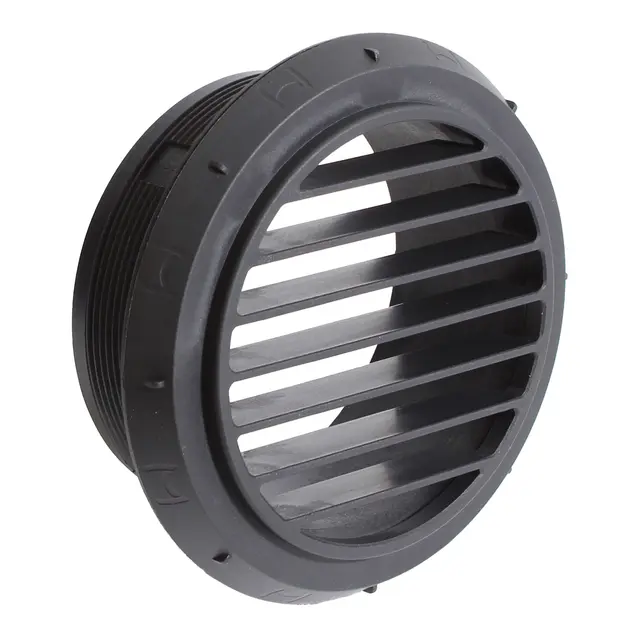 WEBASTO Luftuttak 90° - Ø: 90mm Sort 
