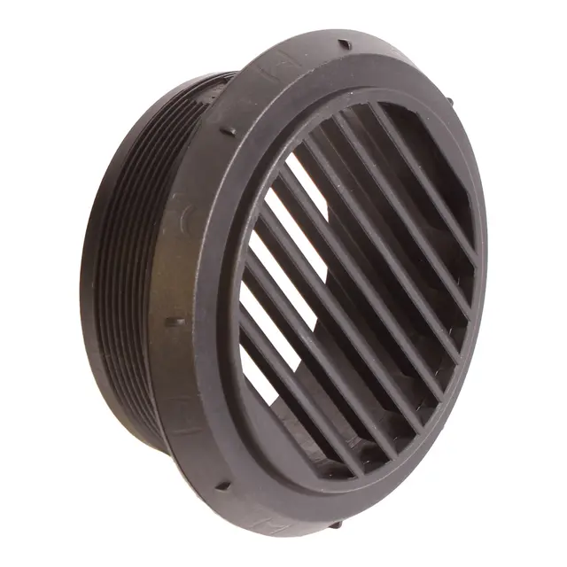 WEBASTO Luftuttak 45° - Ø 90mm Sort 