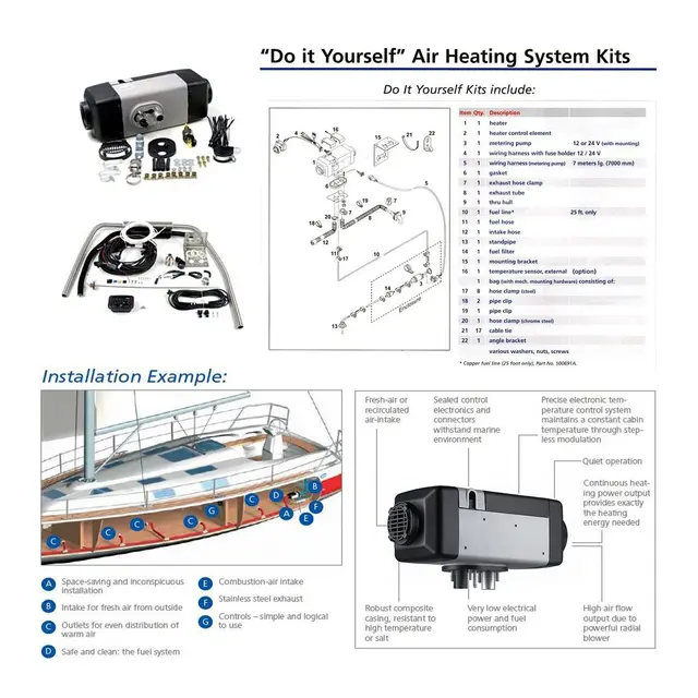 WEBASTO Air Top Evo 55 - 24V 5,5 kW 