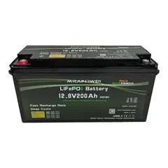 MICA Litiumbatteri PRO m/Bluetooth og varme 12,8v BMS