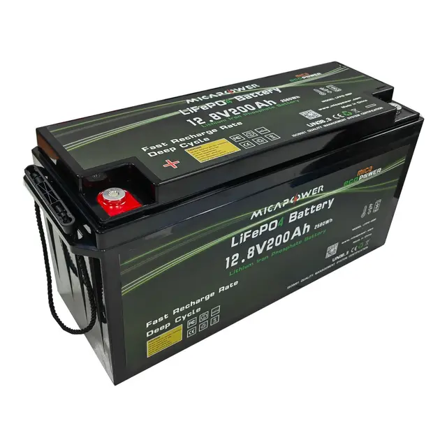 MICA Litiumbatteri PRO 150AH m/Bluetooth og varme 12,8v BMS 