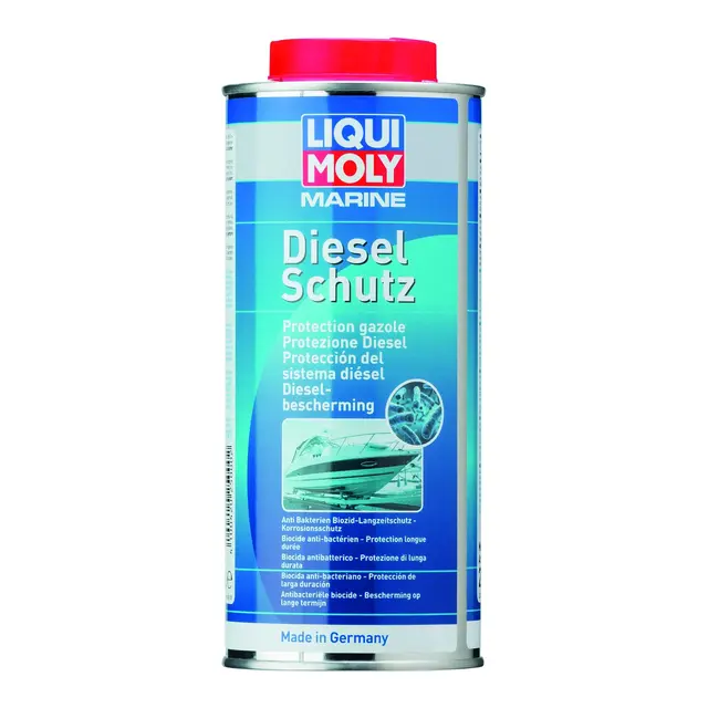 LIQUI MOLY Marine Dieselbeskyttelse - 1L Pleier og beskytter drivstoffsystemet 