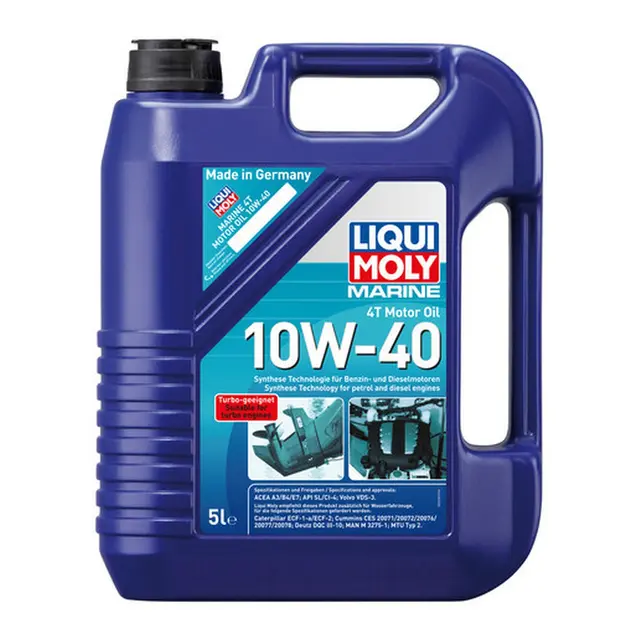 LIQUI MOLY Marine 4T Motorolje 10W-40 5L - Syntetisk 