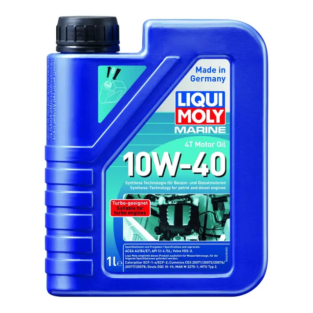 LIQUI MOLY Marine 4T Motorolje 10W-40 1 l. 
