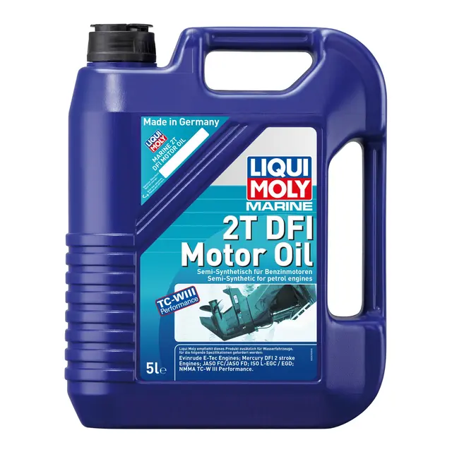 LIQUI MOLY Marine Motorolje 2T DFI Halvsyntetisk, 5L 
