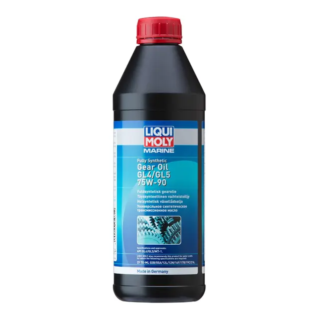 LIQUI MOLY Marine Girolje 75W-90 - 1L API GL 4/5, API MT-1 - Helsyntetisk 