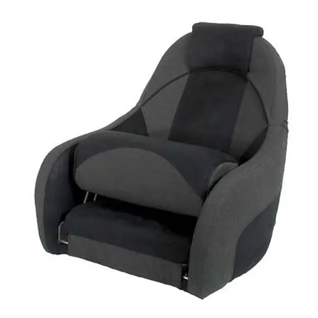 MARINVENT Båtstol MI-SDL51 grå/mørk grå - Marilux acryl - flip-up 