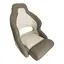 MARINVENT B&#229;tstol MI-H52 Beige/Lys gr&#229; - Flip-up - Marine vinyl