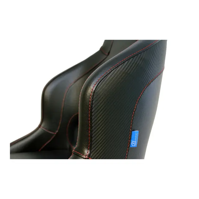 MARINVENT Båtstol H52 flip-up Sort/karbon - Flip-up - Marine vinyl 