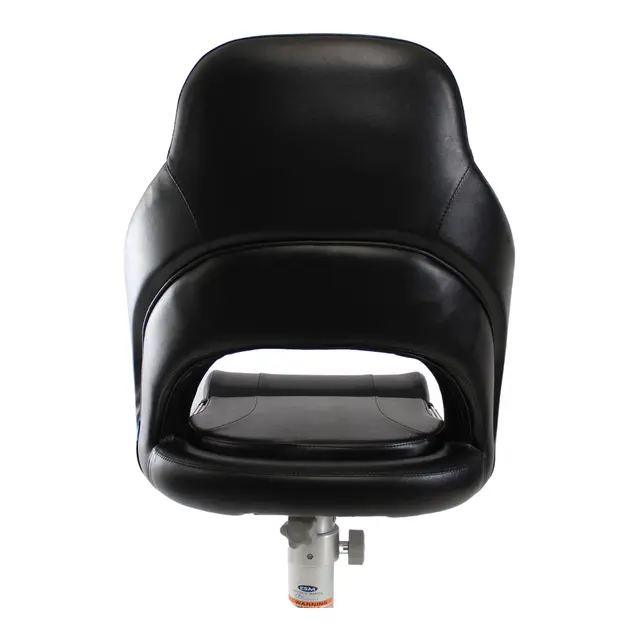 MARINVENT Båtstol MI-M56R sort - Flip-up - Marine vinyl 