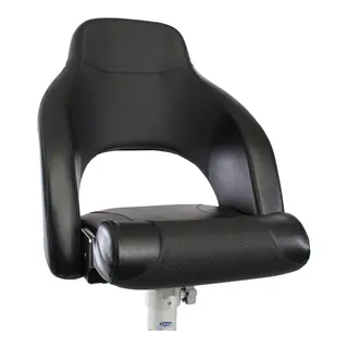 MARINVENT B&#229;tstol MI-M56R Sort/karbon - Flip-up - Marine vinyl