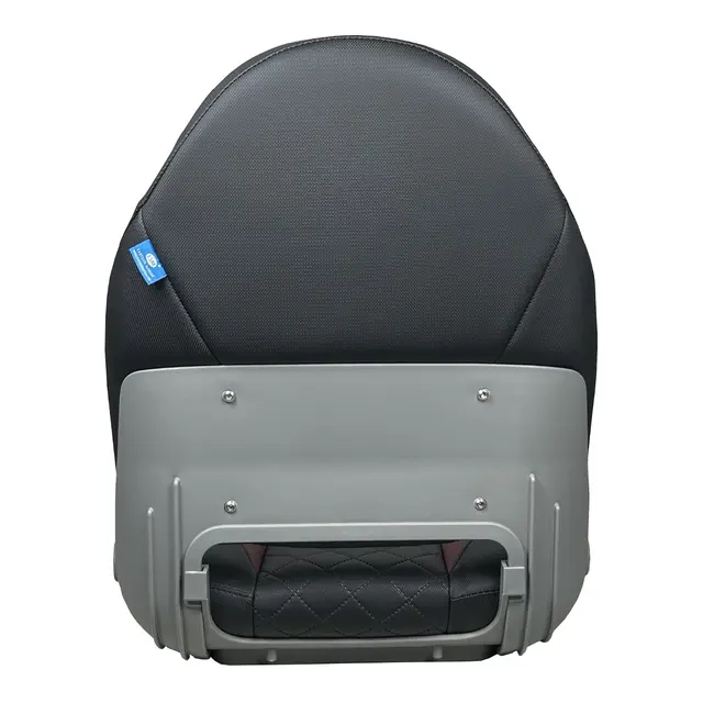 MARINVENT Båtstol MI-CP48 Comfort Sort / rød - Klappstol  - Marine Vinyl 