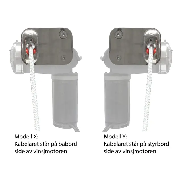 QUICK Balder BL2 P Ankervinsj 600W - 12V Styrbord/y - for 12mm blytau - frittfall 