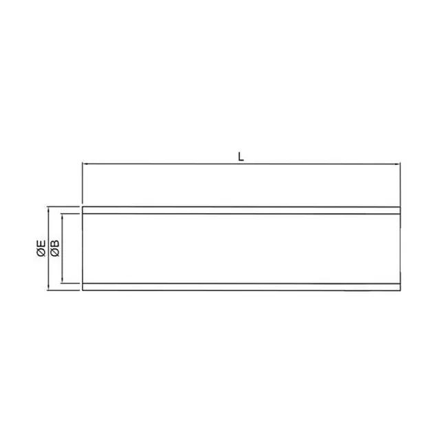 TOR MARINE Utvendig akselrør 30x1200 mm uten lager. 