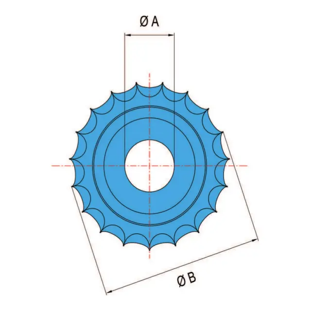 TOR MARINE Taukutter for propellaksel Akseldia: 30mm 