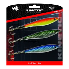 KINETIC Sluksett DF Coast Kyst 3pk, 25g