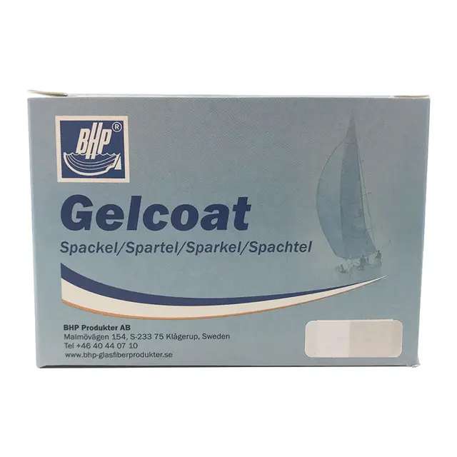 BHP Gelcoatsparkel - 110589, Hvit 100g m/herder - 3035 