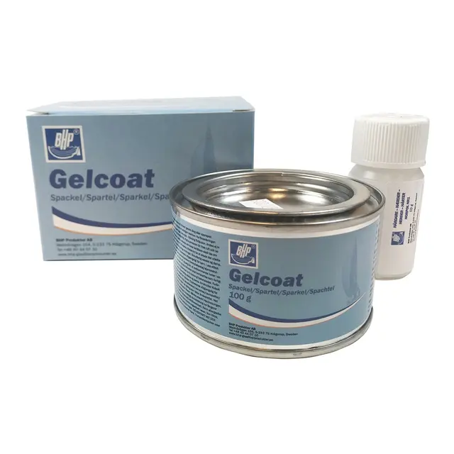 BHP Gelcoatsparkel - 110589, Hvit 100g m/herder - 3035 