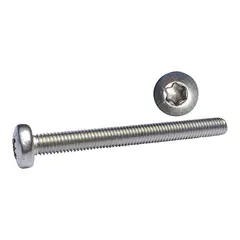 Maskinskruer m/panhode Syrefast A4 - DIN7984-4 - Torx
