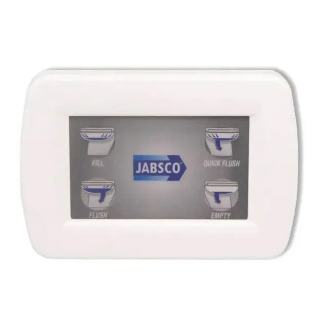 JABSCO Elektrisk toalett Quiet Deluxe 14", vinklet 12V 