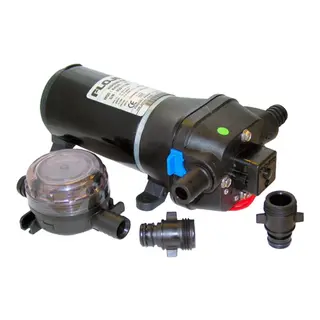FLOJET Spylepumpe 17L - 24V R4325343A -&#160;3/4&quot; slange -  L&#248;ft 2,4m