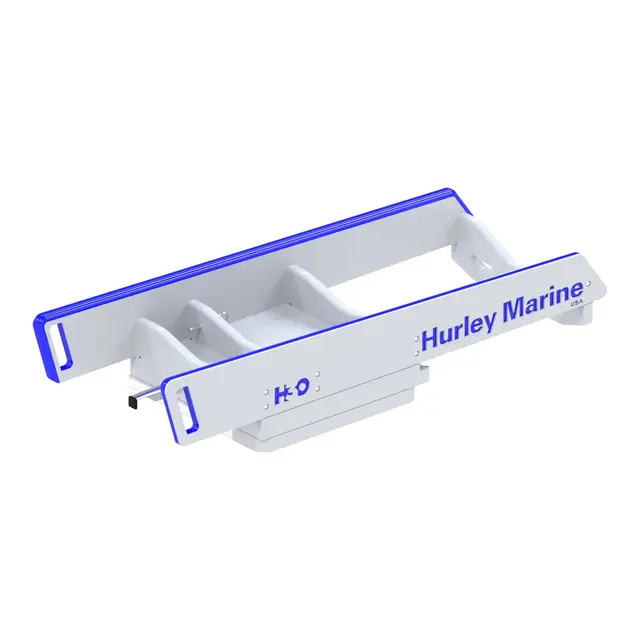 HURLEY H30 daviter med vinsj - Hvit Krybbe til bladeplatform og brygge 