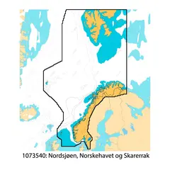 C-MAP Reveal X kart Norskehavet, Nordsj&#248;en og Skagerrak