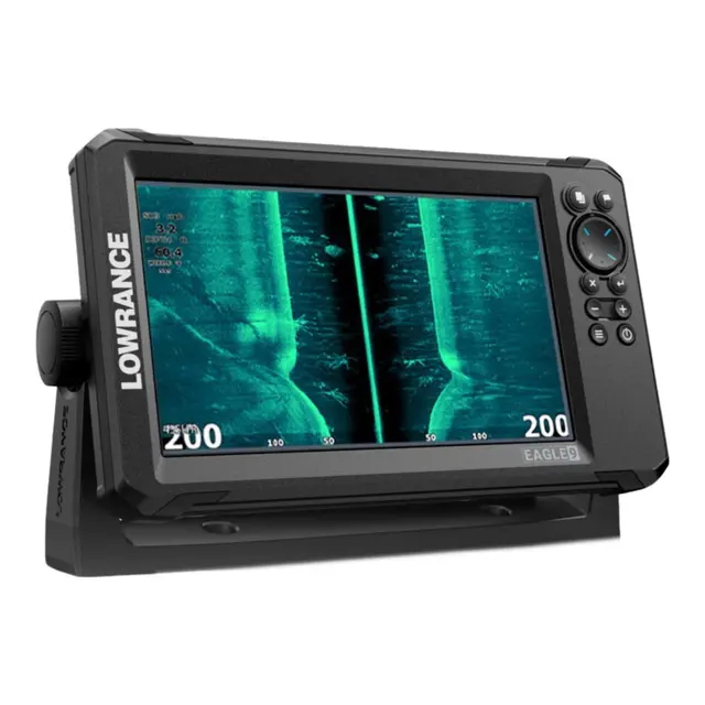 LOWRANCE Eagle 9 - kartplotter /Ekkolodd 9" IPS - m/Trippleshot hekksvinger 