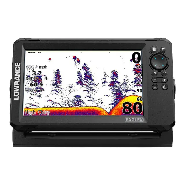 LOWRANCE Eagle 9 - kartplotter /Ekkolodd 9" IPS - m/Trippleshot hekksvinger 