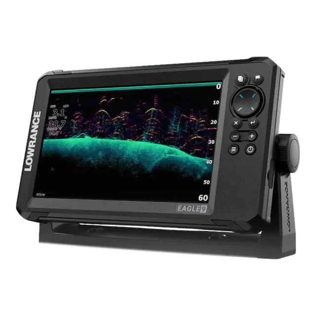 LOWRANCE Eagle 9 - kartplotter /Ekkolodd 9" IPS - m/Trippleshot hekksvinger 
