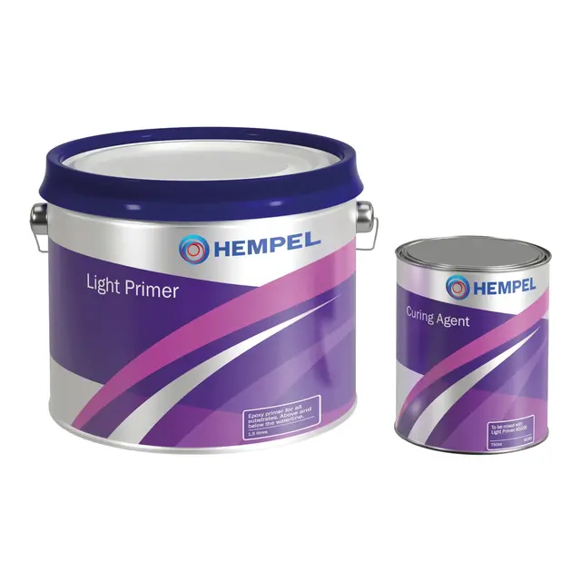 HEMPEL Light Primer - 2,25 L Stone grey - 2-komponent - m/herder 