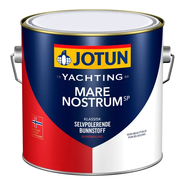 JOTUN Mare Nostrum 2,5L rød - klassisk selvpolerende bunnstoff 