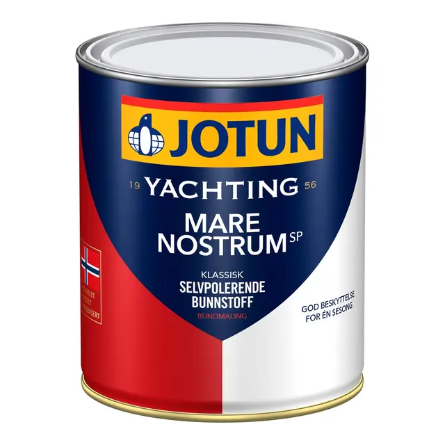 JOTUN Mare Nostrum SP 0,75L sort - klassisk selvpolerende bunnstoff 