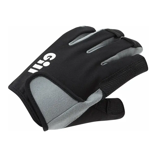 GILL Deckhand Seilhanske, Short finger Str. Junior - alle fingre med åpning 