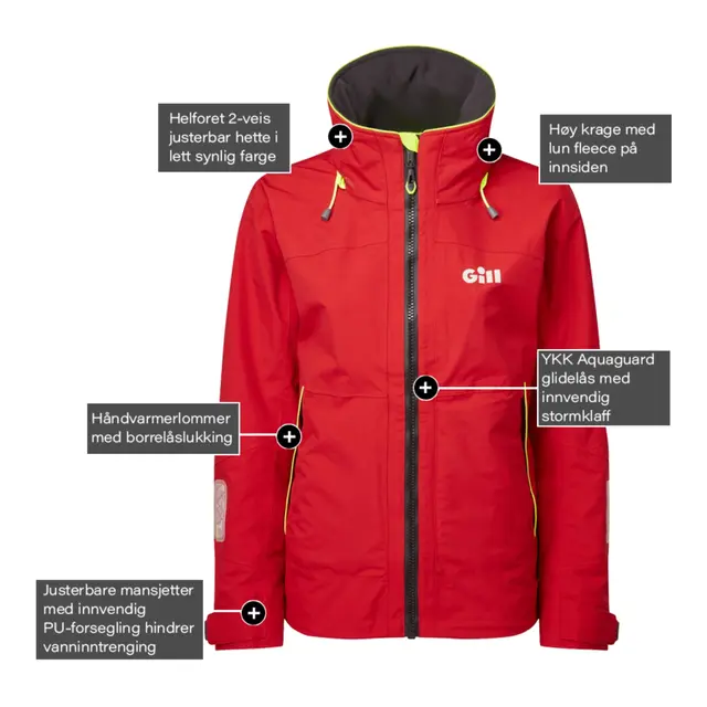 GILL OS3 Coastal Seiljakke - Dame Str. 36 