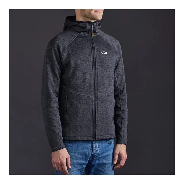 GILL Dart Hoodie Fleecejakke Str. L - Herre - Grå 