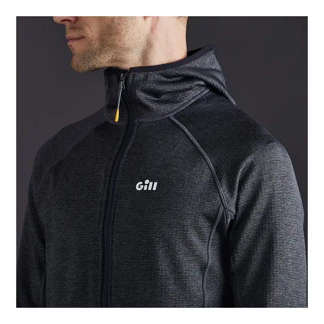GILL Dart Hoodie Fleecejakke Str. L - Herre - Grå 