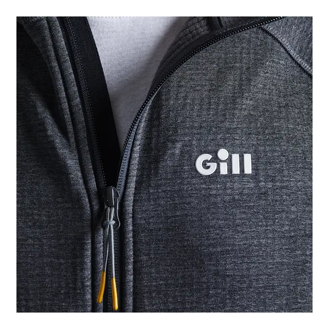 GILL Dart Hoodie Fleecejakke Str. L - Herre - Grå 